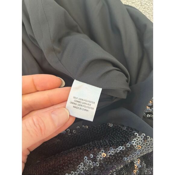 NWT LA LIGNE OONA DRESS - BLACK, Med $475 - Picture 11 of 13